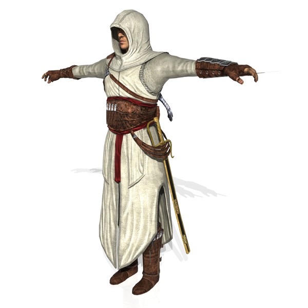 character altair 3d 3ds - Altair by zedd722